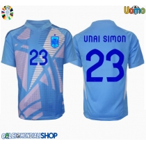 Maglie da calcio Spagna Unai Simon #23 Portiere Prima Maglia Europei 2024 Manica Corta